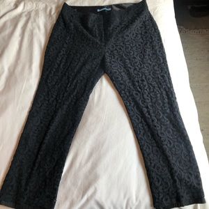 Antonio Melani Cropped Lace Trousers